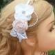 53 Different Colors-Flower Girl Headband-Bridesmaid Headband-Wedding Head Piece
