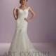 Eternity Bride Style AC527 by Art Couture - Ivory Lace Illusion back Floor Sweetheart  Off-Shoulder  Illusion Wedding Dresses - Bridesmaid Dress Online Shop