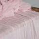 Blush Gauze Runner for Weddings Events, Centerpieces Runner, pale rose Cheesecloth Runner, Table Hand Dyed runner, Cotton Scrim, table decor