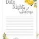 Printable Date Night Idea Cards 