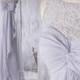 2017 Light Gray Zoho Bridesmaid Dress Empire, Sweetheart Lace Illusion Wedding Dress, Ruffle Draped A Line Prom Dress Floor Length (J078)