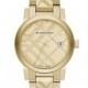 Burberry Check Etched Bracelet Watch, 34mm