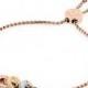Michael Kors Pav&eacute; Logo Ring Bracelet