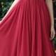 [USD 118.99] EDressit Burgundy Pleated Halter Formal Evening Dress (00170317)