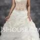 Ball-Gown Strapless Sweep Train Taffeta Wedding Dress With Ruffle Lace Sequins (002017434)