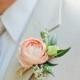 Peony Flower,bridal Accessories,wedding Boutonniere