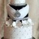 Black And White Wedding Cake — Round Wedding Cakes