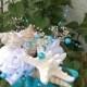 Beach Wedding Seashell Wand Bouquet for Bride Bridesmaids or Flowergirl