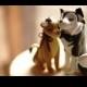 Husky/Wolf & Lion Wedding Cake Topper (Cake Topper base not included) - Warranty Protection Included