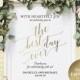 Faux Gold Welcome Wedding Sign, Welcome Wedding Printable, Best Day Ever Sign, Wedding Sign, Template, PDF Instant Download #BPB324_59