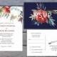 WINTERBERRY Suite - Printable Wedding Invitation, RSVP & Details Card - Winter Florals by Flamboyant Invites