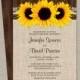 DIY Printable Rustic Sunflower Wedding Shower Invitation, Sunflower Couples Shower Invites, Rustic Wedding Shower Invitation Cards