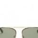 Le Specs Liberation Mirrored Aviator Sunglasses, 57mm