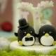 Penguins cake topper (K433)