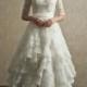 Half Sleeves Wedding Dresses 2015 New Arrival Modest Wedding Gowns With Sleeves Lace Organza Floor Length Beach Bridal Dresses Full Back Simple Lace Wedding Dresses The Best Wedding Dresses From Dreampromdress, $139.3