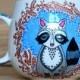Raccoon mug Coffee mug Birthday gift Raccoon gift for her Birthday gift Gift for kids Coffee lover Funny coffee mug  for her Gift for kid