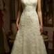 Casablanca Bridal 1827 Vintage Lace Sample Sale Wedding Dress