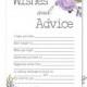 Wishes For Bridal Shower Printable 