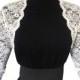 Ladies Ivory or white Lace Bolero/Shrug 3/4 Sleeve in Sizes UK 8,10,12,16 or 18