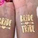 Team Bride Tattoos For Bachelorette Party And Hens Party . Temporary Tattoo Tato Tatoo . Summer Wedding . Beach Party . Pineapple Party
