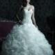 Allure Couture C220 Ruffled Skirt Wedding Dress - Crazy Sale Bridal Dresses