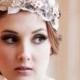 Vintage Milliner's Velvet Leaf Bridal Headdress