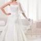 Charming Trumpet/Mermaid Strapless Lace Sweep/Brush Train Wedding Dresses - Dressesular.com