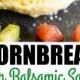 Cornbread Cakes With Balsamic Tomato Salad