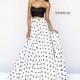 Sherri Hill 21259 Two Piece Polka Dot Prom Dress - Crazy Sale Bridal Dresses