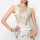 Diamond White/Silver/Gold Claudine for Alyce Prom 2568 Claudine for Alyce Paris - Top Design Dress Online Shop