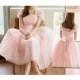 Elegant Tulle & Satin Square Neckline A-Line Homecoming Dresses - overpinks.com