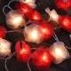 Sweet Love tones flower string lights for Patio,Wedding,Party and Decoration (20 bulbs)
