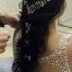 Long Hair Vine, Wedding Hair Vine, Bridal Hair Vine, Crystal And Pearl Hair Vine, Bridel Headpiece, Bohemian Bridal, Silver Hair Vine