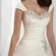 [189.99] Glamorous Organza Satin Sweetheart Neckline Dropped Waistline Ball Gown Wedding Dress  - Dressilyme.com
