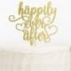 Happily Ever After Cake Topper, Happily Ever After Wedding Decor, Fairy Tale Cake Topper, Bridal Shower Topper, Engagement Cake Topper