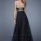 Black Sugarplum La Femme 20921 La Femme Prom - Top Design Dress Online Shop