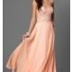 Floor Length Beaded Bodice Dress by Dave and Johnny - Discount Evening Dresses 