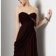 Side Draped Gown Dresses by Jordan Couture Collection 1705 - Bonny Evening Dresses Online 