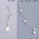 Vine Jewelry Set, Crystal Bridal Set, Wedding Jewelry Set, Necklace & Earrings Set, VINE