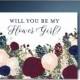 Will You Be My Bridesmaid Card, Bridesmaid Maid of Honor Gift, Will You Be My Maid of Honor, Matron of Honor, Brides Man, Flower Girl #CL137