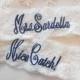 MONOGRAMMED Wedding Garter Mrs. Toss With Phrase "You're Next! Bridal Garter Floral Stretch Lace Bridal Garter Single Garter