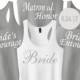 Bridesmaid Shirts With Custom Date or Name.Bridesmaid Tanks.Bachelorette Party Tanks.Bachelorette Shirts.Bride Tank Top Shirt.Wedding Shirts