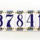 Modern house number, Address plaques, House numbers, House number tiles, Custom house numbers, House number plaques, Address signs 5 digits