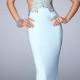 Open-Back Embellished Floor-Length Gigi Prom Dress