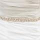 GOLD Wedding Belt, Bridal Belt, Sash Belt, Crystal Rhinestones sash belt, Party Sash,vintage sash belt