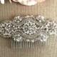 Bridal Hair Comb- Rhinestone and Pearl Bridal Hair Comb- Bridal Headpiece- Rhinestone Bridal Comb