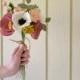 Felt Flower Bouquet - Alternative Bridal Bouquet - Keepsake Wedding Bouquet