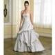 Superb Princess Sweetheart Applique Beading Side-Draped Chapel Train Pleated Taffeta Bridal Gown In Canada Bridal Gowns Prices - dressosity.com