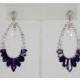 Helens Heart Earrings JE-E5072-S-Purple Helen's Heart Earrings - Rich Your Wedding Day