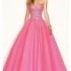 Tulle Ball Gown Style Strapless Prom Dress by Mori Lee - Discount Evening Dresses 